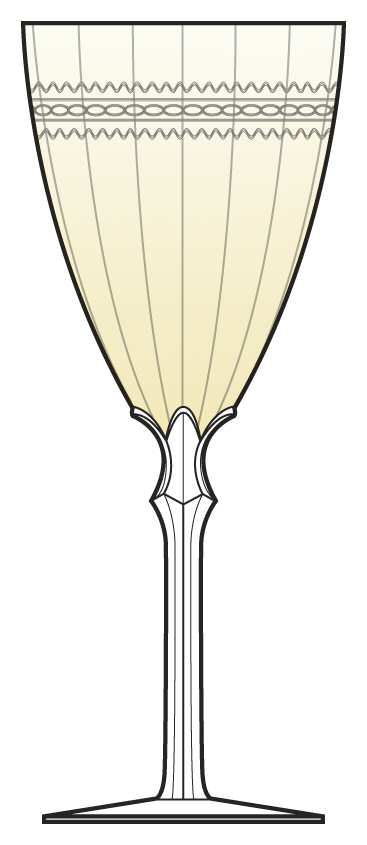 Camden Amber Water Goblet by Fostoria-1