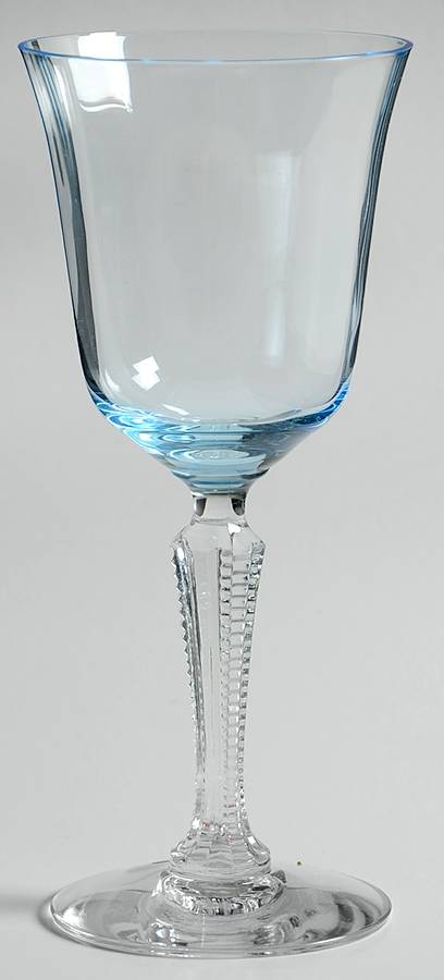 Camelot Blue Wine Glass by Fostoria-1