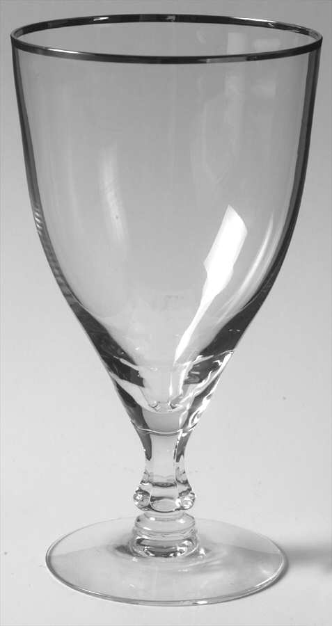 Candlelight (Platinum Trim) Iced Tea by Fostoria-1