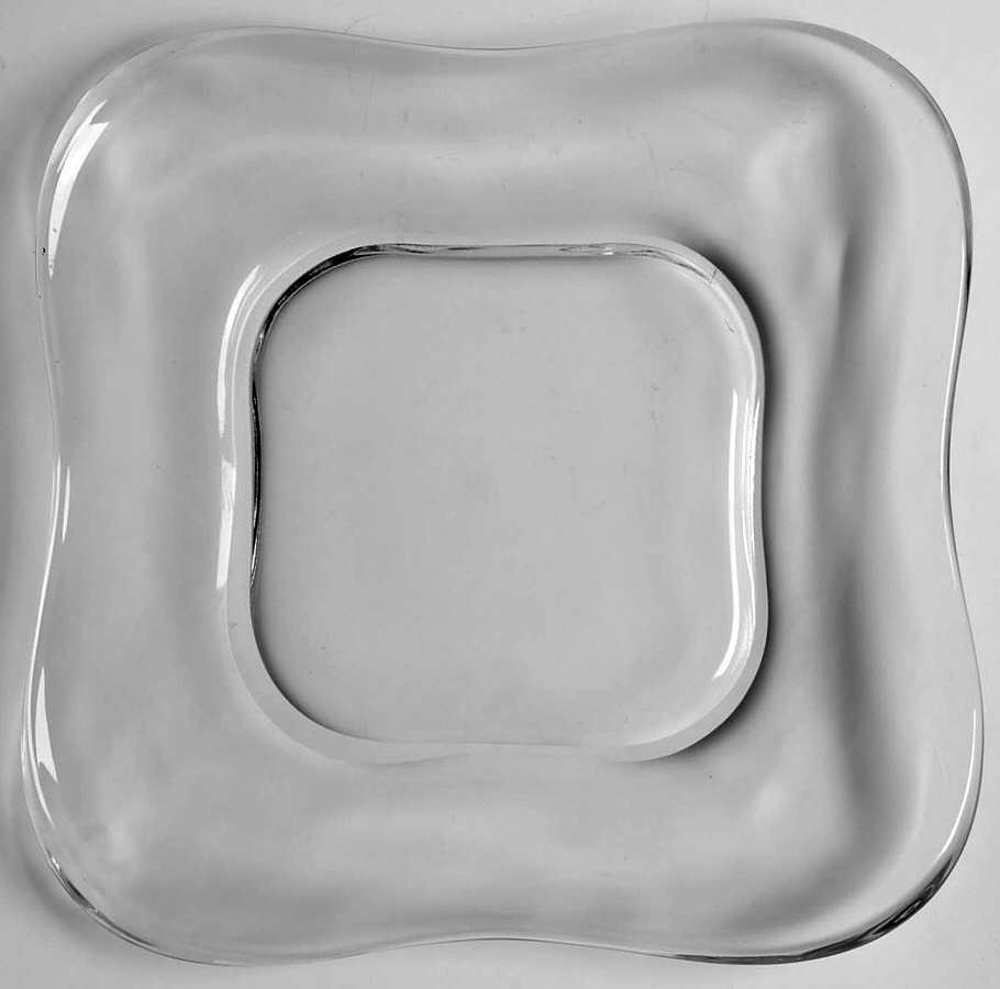Capri Clear 6" Square Plate by Fostoria-1