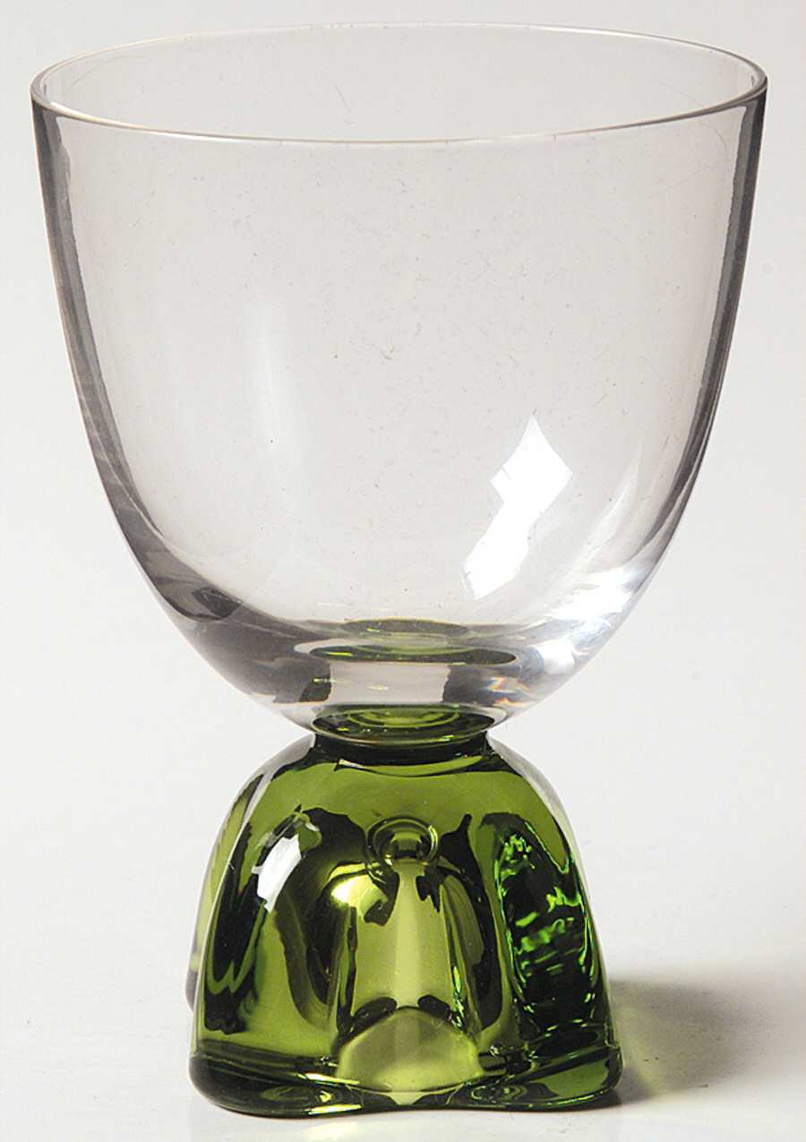 Capri Green Claret Wine by Fostoria-1