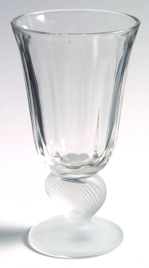 Captiva Clear (Frosted Shell) Water Goblet by Fostoria-1