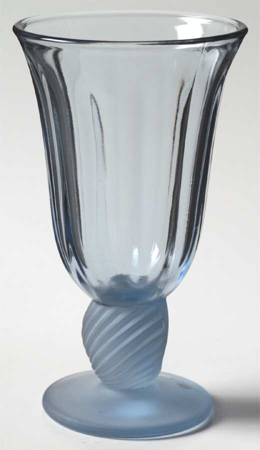 Captiva Blue Wine Glass by Fostoria-1