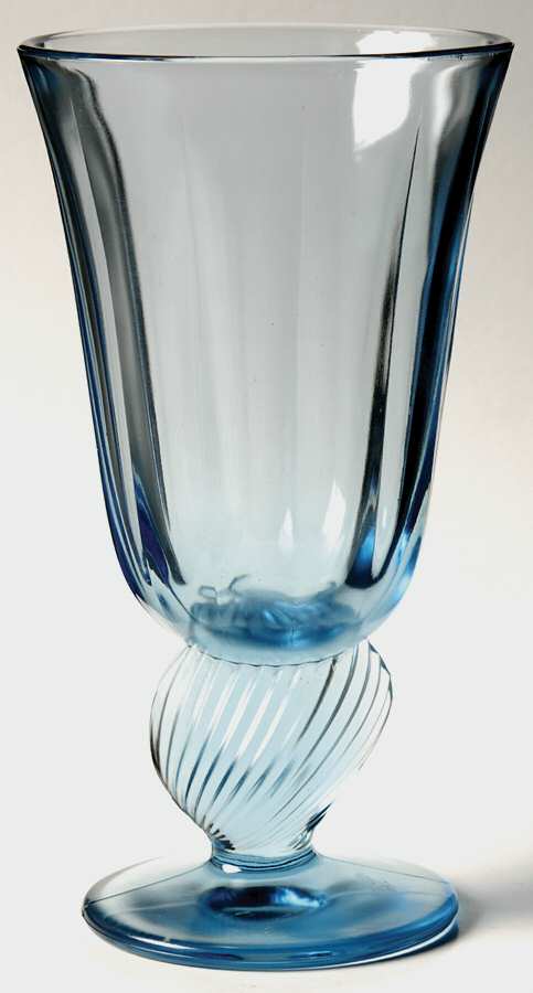 Captiva Blue Water Goblet by Fostoria-1