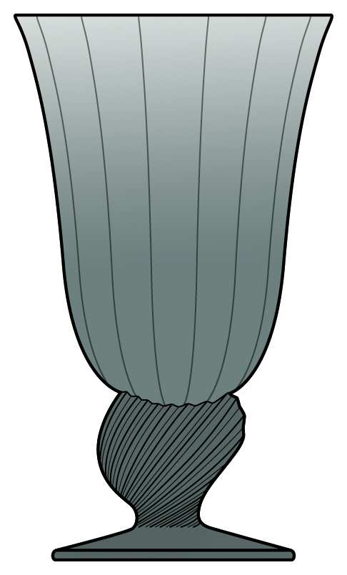 Captiva Smoke Water Goblet by Fostoria-1