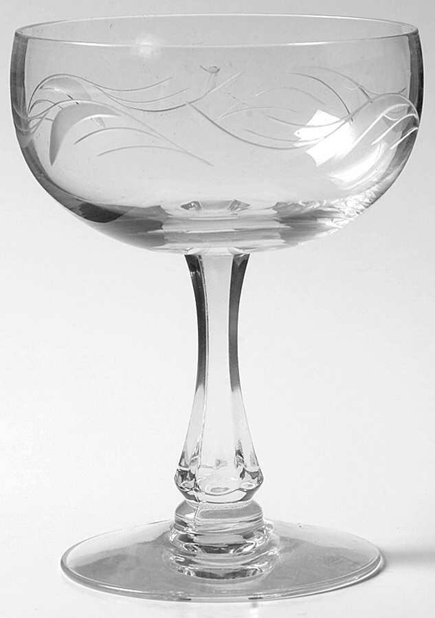 Carousel (Cut) Champagne/Tall Sherbet by Fostoria-1