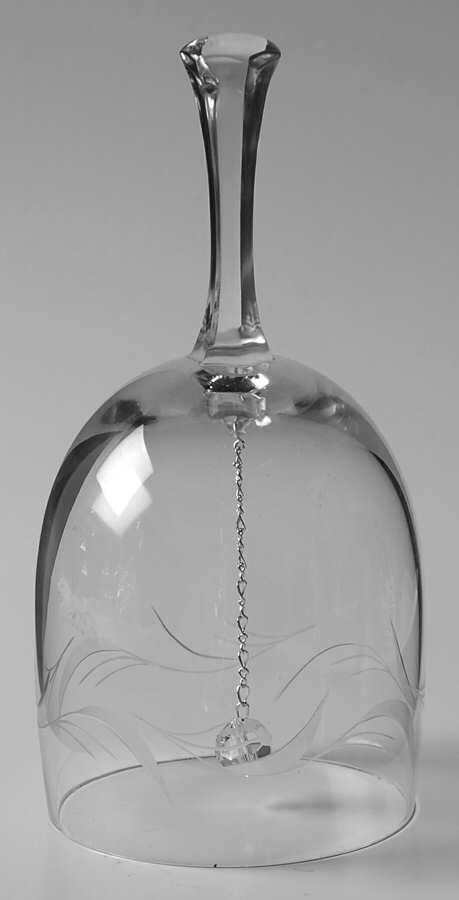 Carousel (Cut) Bell Made From Goblet by Fostoria-1