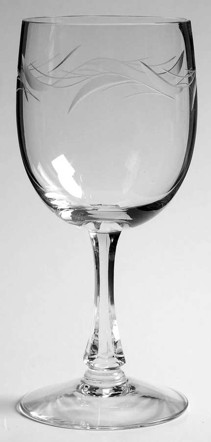 Carousel (Cut) Claret Wine by Fostoria-1