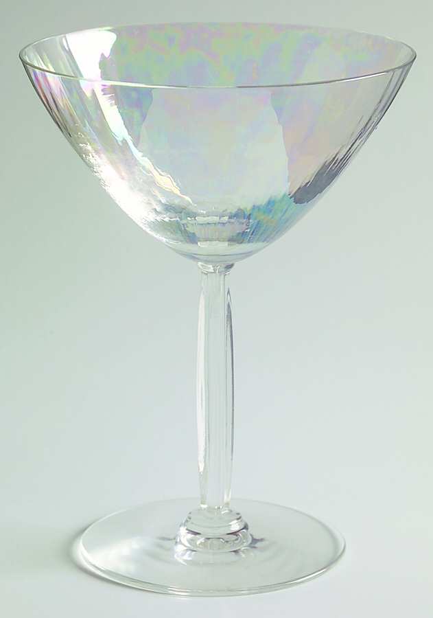 Cascade (Iridescent) Champagne/Tall Sherbet by Fostoria-1