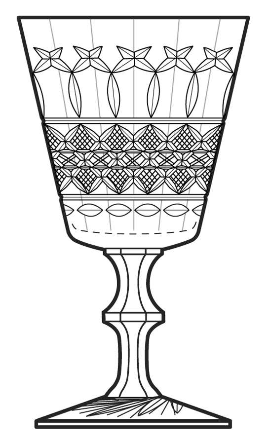 Celebrity Water Goblet by Fostoria-1
