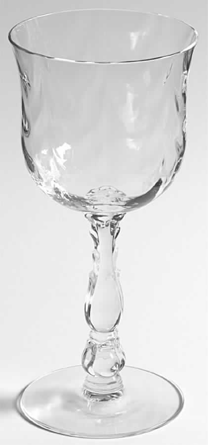 Cellini (Loop Optic) Water Goblet by Fostoria-1
