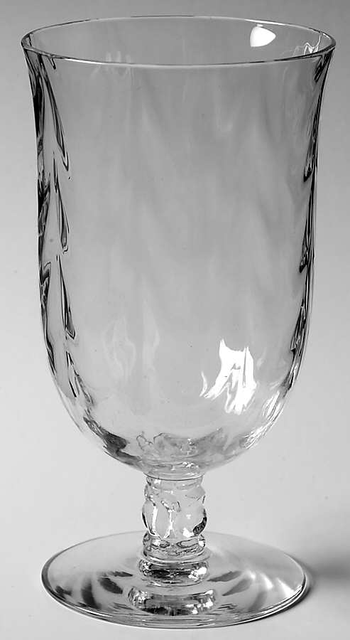 Cellini (Loop Optic) Footed Tumbler by Fostoria-1