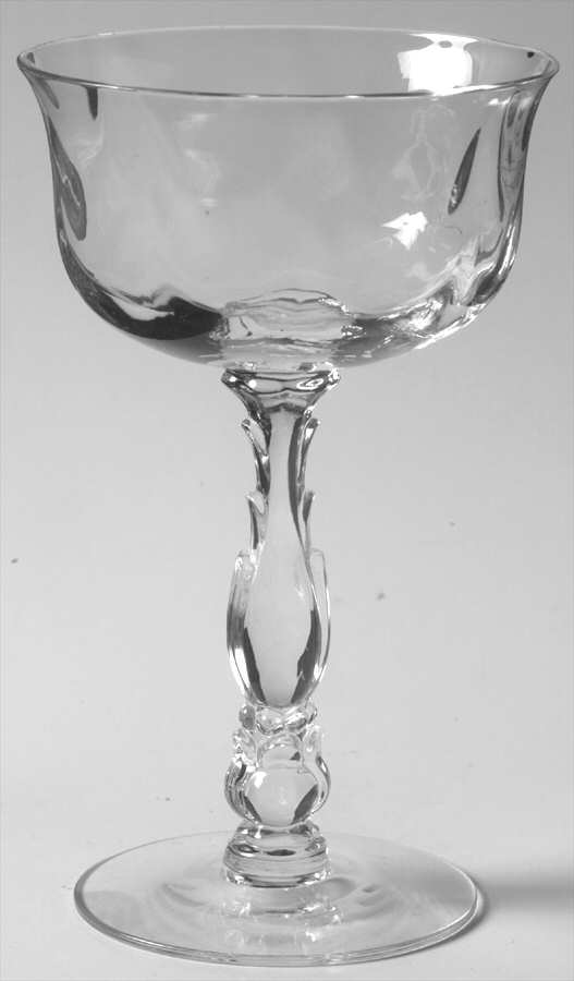 Cellini (Loop Optic) Champagne/Tall Sherbet by Fostoria-1