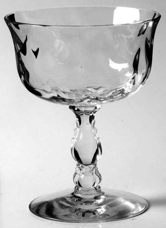 Cellini (Loop Optic) Low Sherbet by Fostoria-1