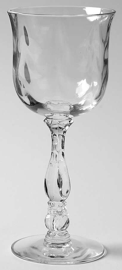 Cellini (Loop Optic) Wine Glass by Fostoria-1