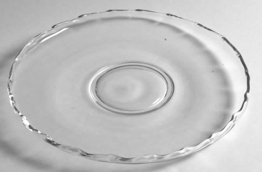 Century (Pressed) 10" Round Snack Tray by Fostoria-1
