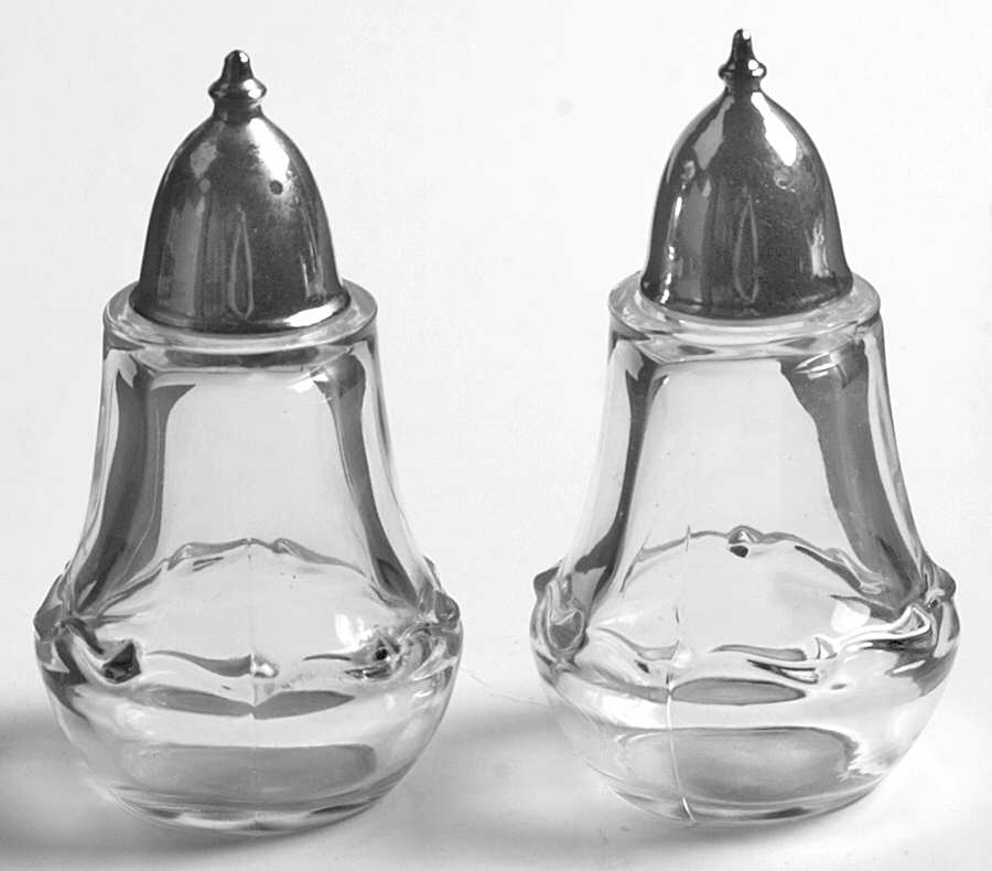 Century (Pressed) Shaker Set w/Metal Lids by Fostoria-1