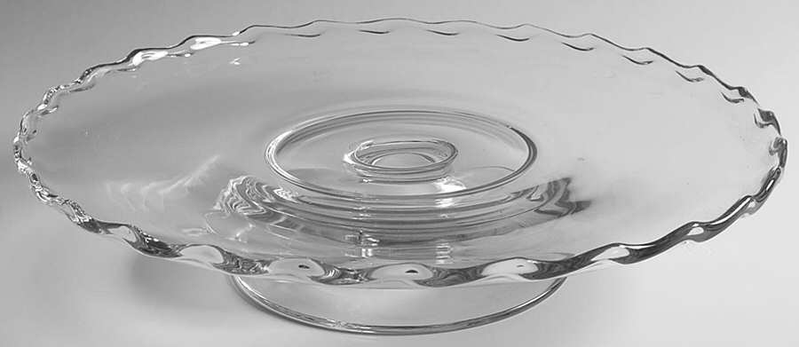 Century (Pressed) 12" Diameter Cake Stand/Pedestal by Fostoria-1