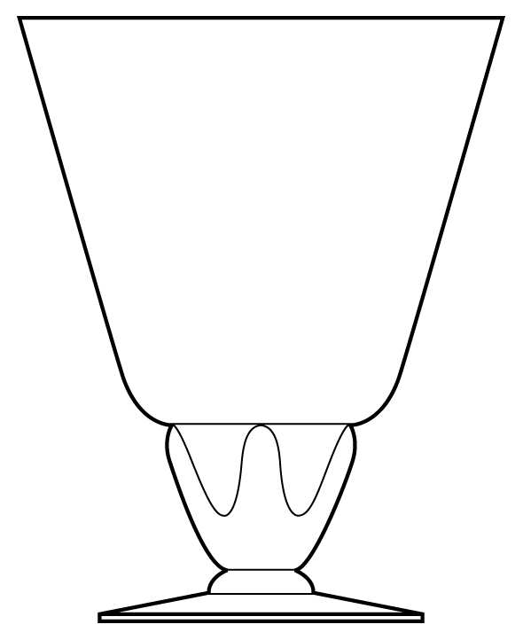 Chalice Clear (Stem 6059, Plain) Water Goblet by Fostoria-1