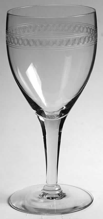 Chain Water Goblet by Fostoria-1