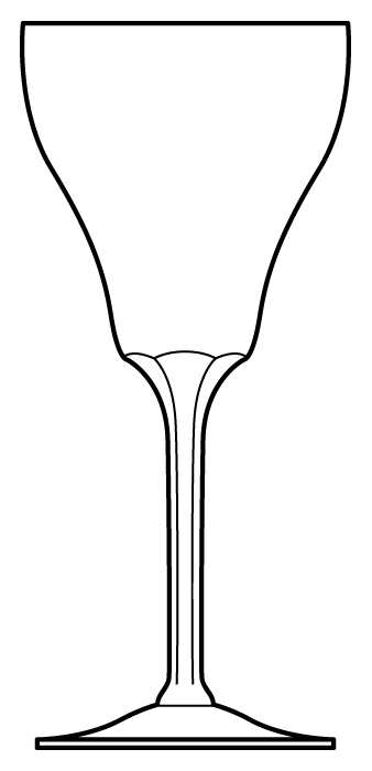 Chalice Clear (Stem 6029, Cut 812) Water Goblet by Fostoria-1