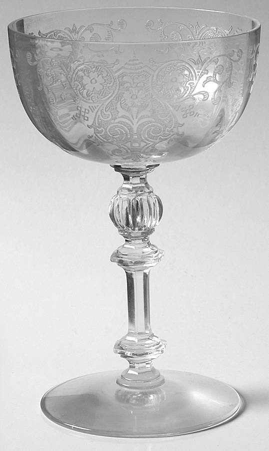 Chateau (6008, Etch #315) Champagne/Tall Sherbet by Fostoria-1