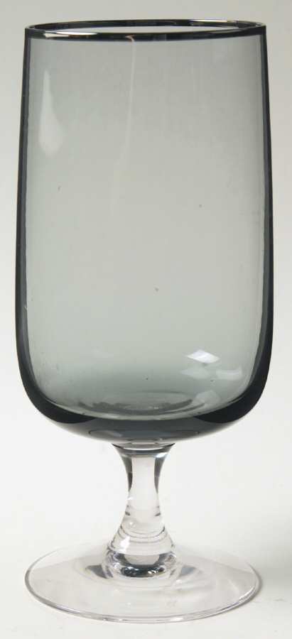 Cherish (Gray Bowl, Platinum Trim) Iced Tea by Fostoria-1