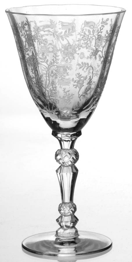 Chintz (Etched) Claret Wine by Fostoria-1