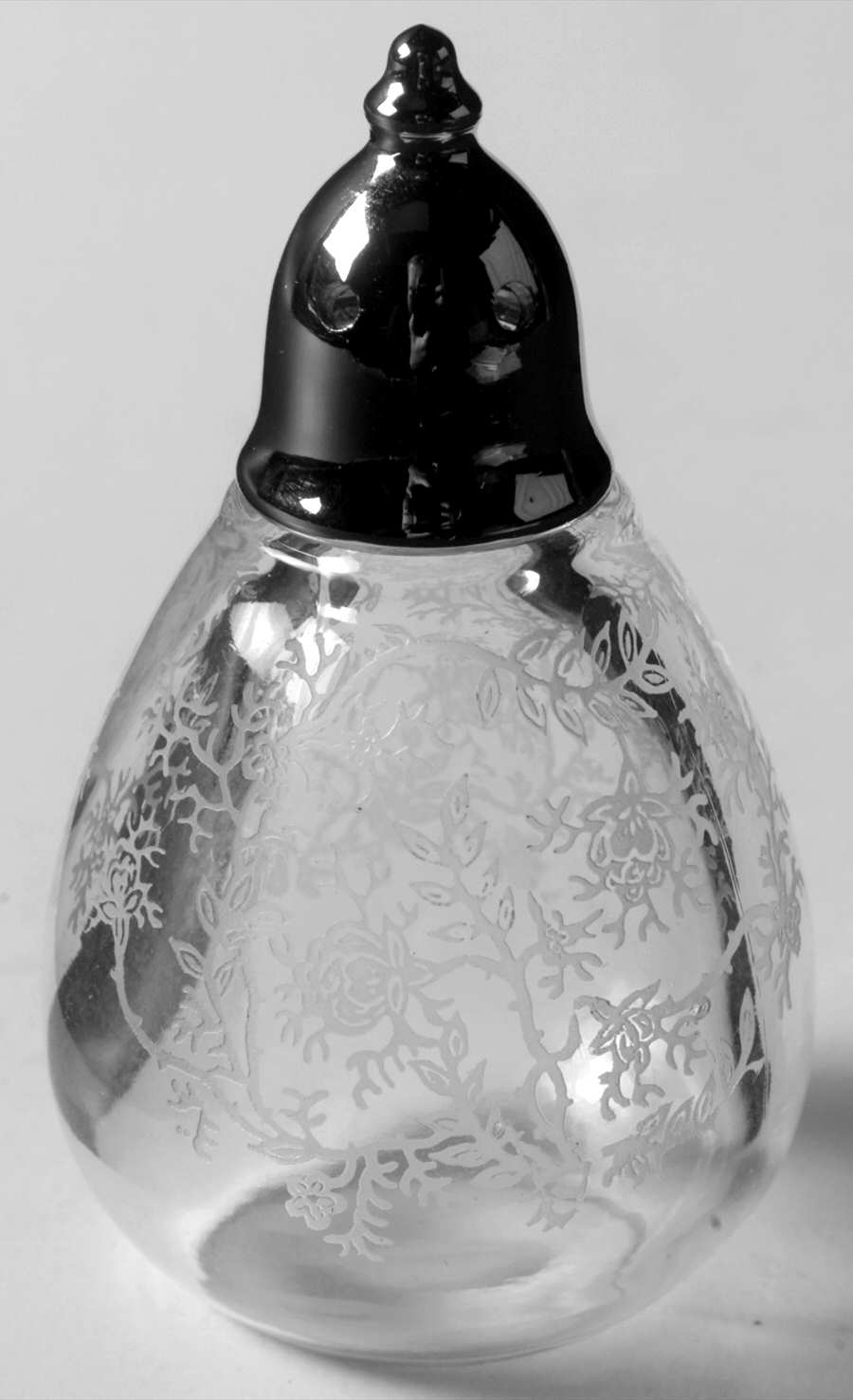Chintz (Etched) Mini Shaker with Metal Lid by Fostoria-1