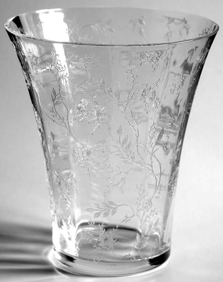Chintz (Etched) 5" Flower Vase by Fostoria-1