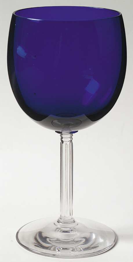 Classic Cobalt Blue Water Goblet by Fostoria-1