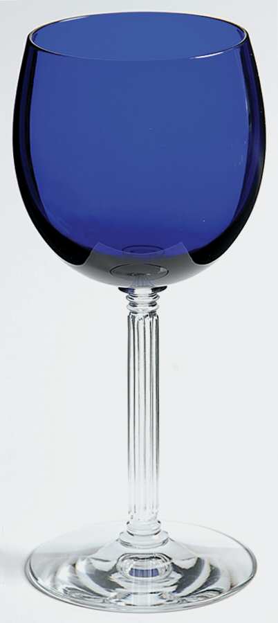 Classic Cobalt Blue Claret Wine by Fostoria-1