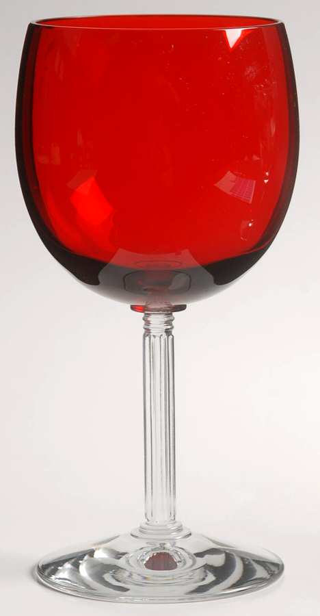 Classic Ruby Water Goblet by Fostoria-1