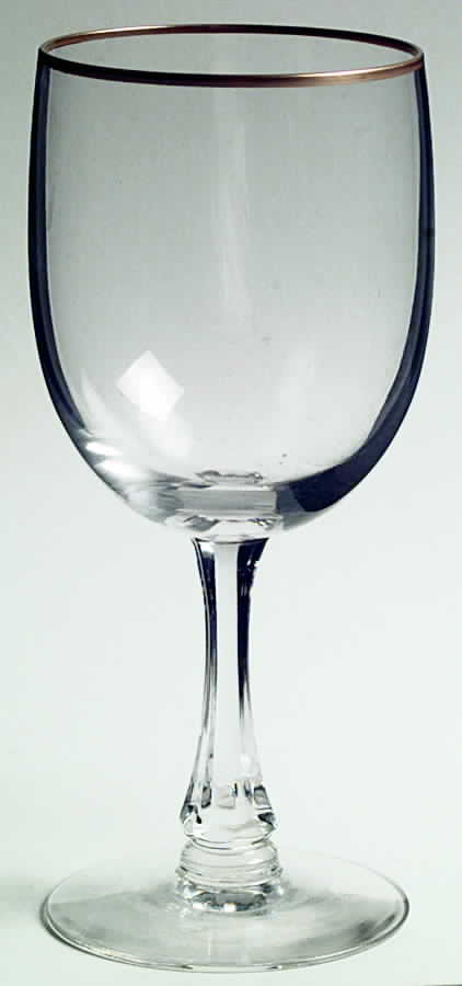 Classic Gold Water Goblet by Fostoria-1