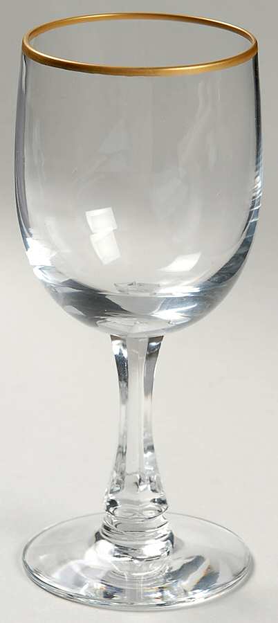 Classic Gold Wine Glass by Fostoria-1