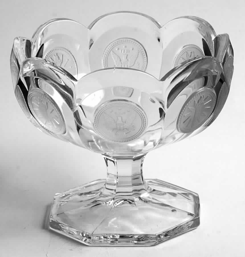 Coin Glass Clear Open Jam/Jelly by Fostoria-1