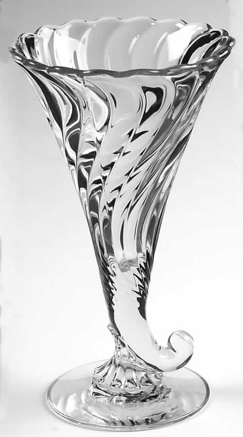 Colony 9" Cornucopia Vase by Fostoria-1