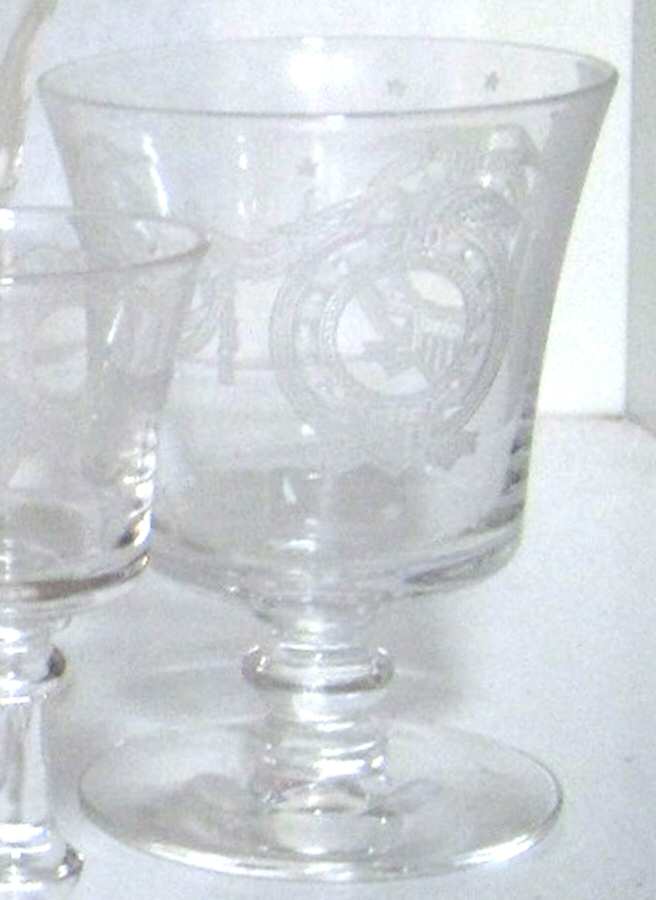 Colonial Mirror Oyster or Fruit Cocktail by Fostoria-1