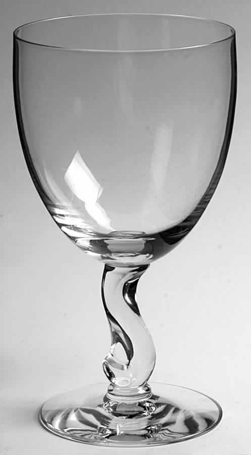 Contour Clear Water Goblet by Fostoria-1