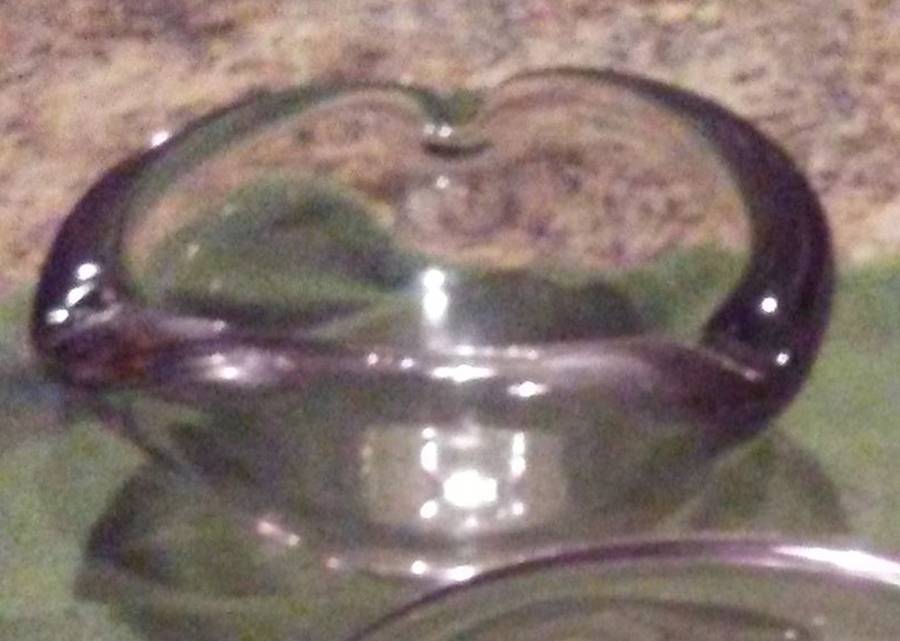 Contour Clear 6" Round Ashtray by Fostoria-1
