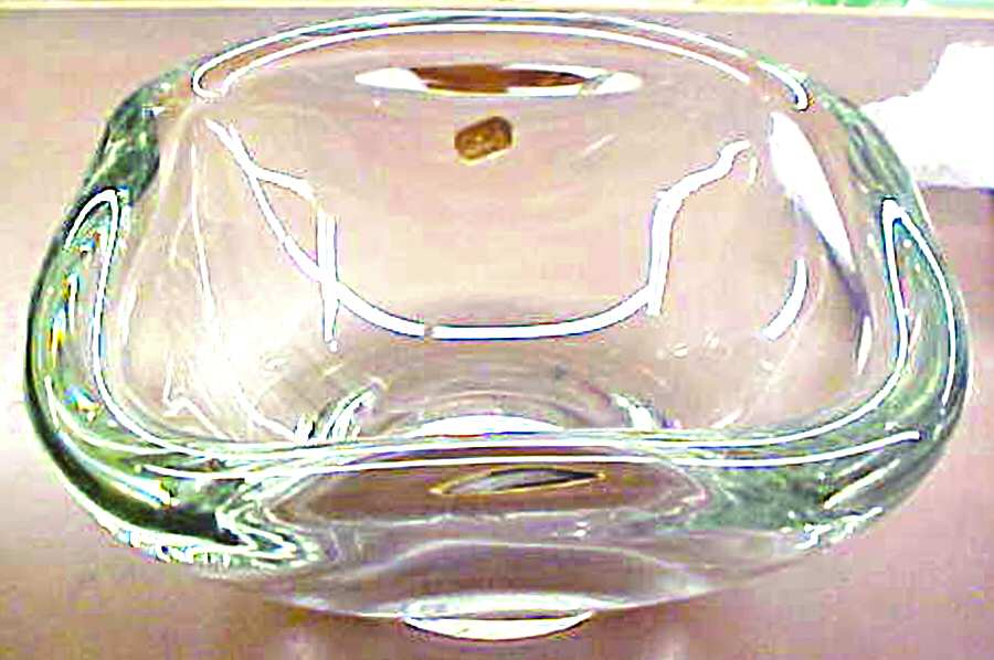 Contour Clear 8" Square Bowl by Fostoria-1