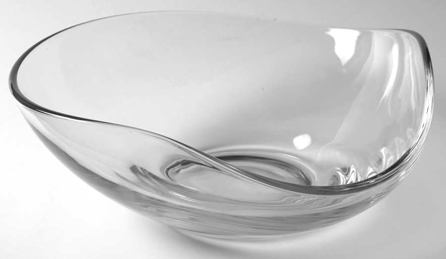 Contour Clear Salad Bowl by Fostoria-1