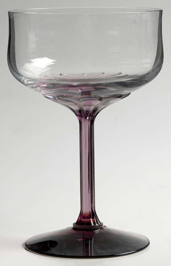Corsage Plum Champagne/Tall Sherbet by Fostoria-1