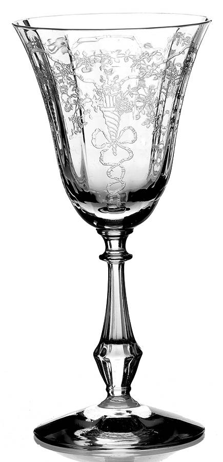 Corsage Clear Wine Glass by Fostoria-1