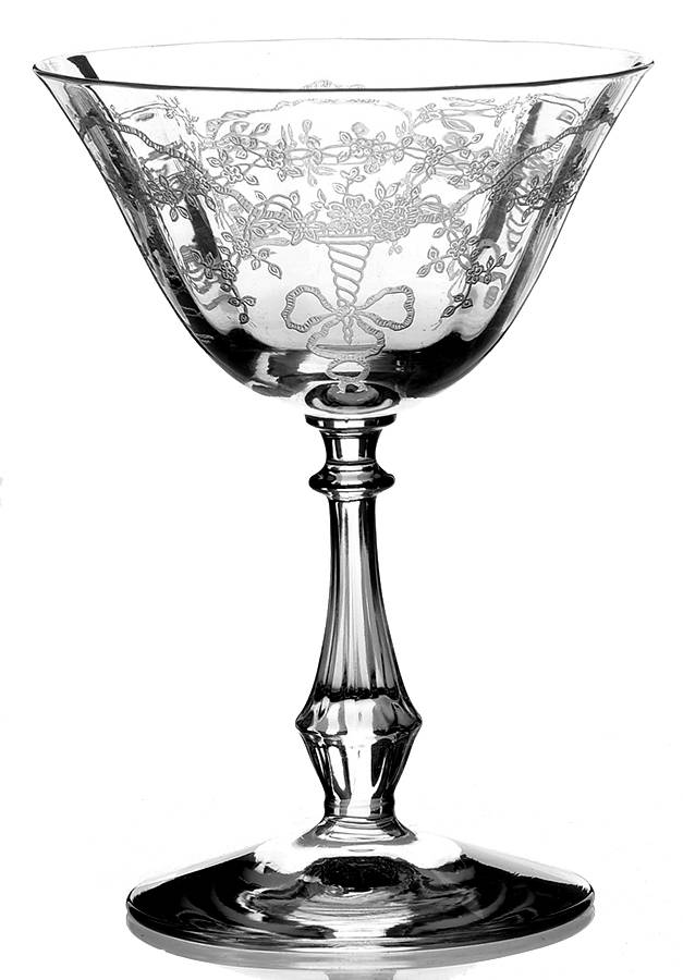 Corsage Clear Champagne/Tall Sherbet by Fostoria-1