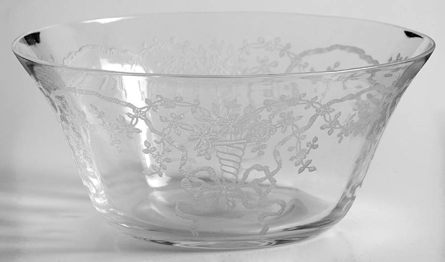 Corsage Clear Finger Bowl by Fostoria-1