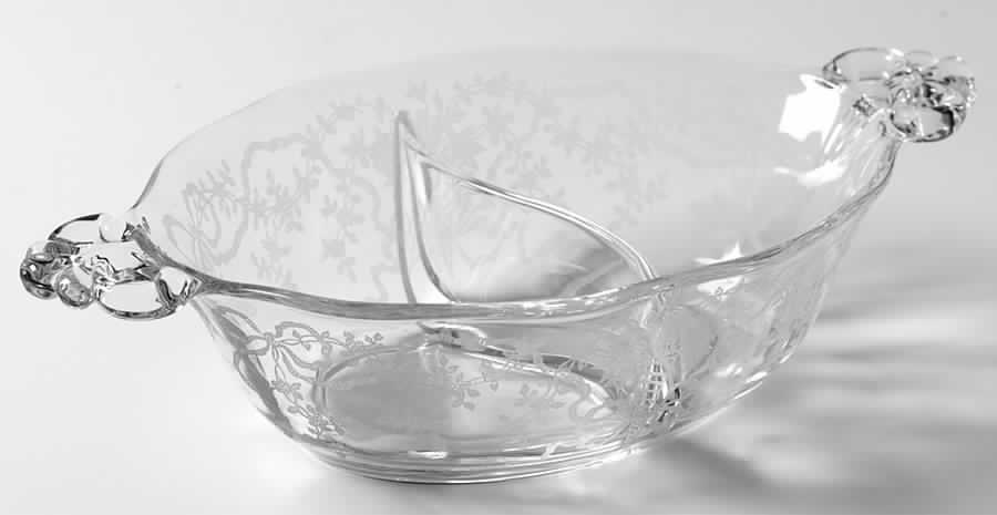 Corsage Clear Divided Mayonnaise by Fostoria-1