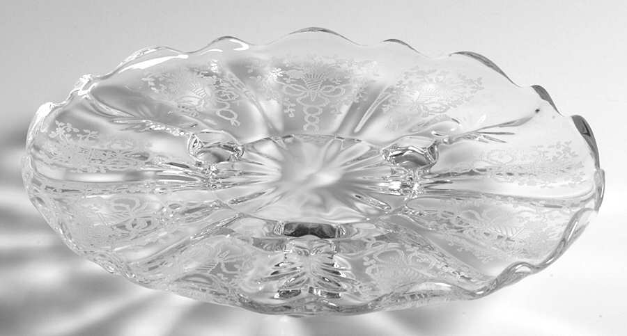 Corsage Clear Three Toed Tidbit (Baroque Shape) by Fostoria-1