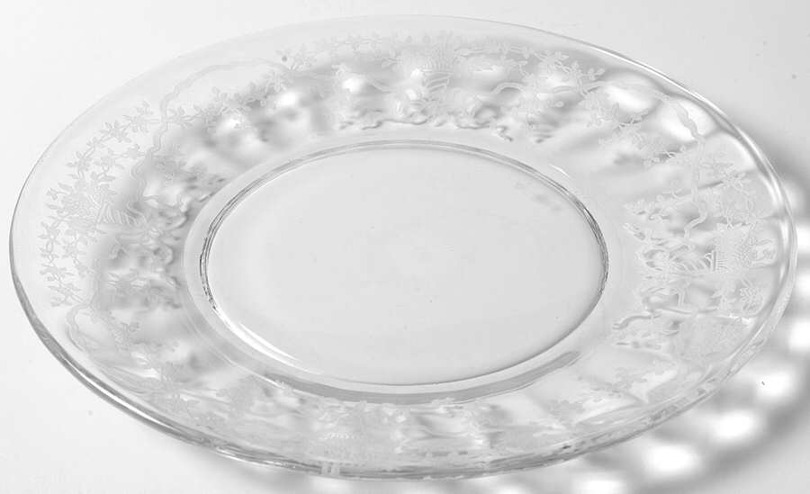 Corsage Clear 7" Salad Plate by Fostoria-1