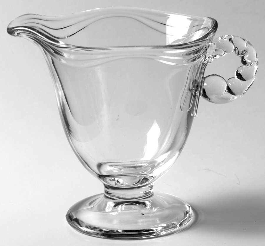 Coronet Clear Creamer by Fostoria-1
